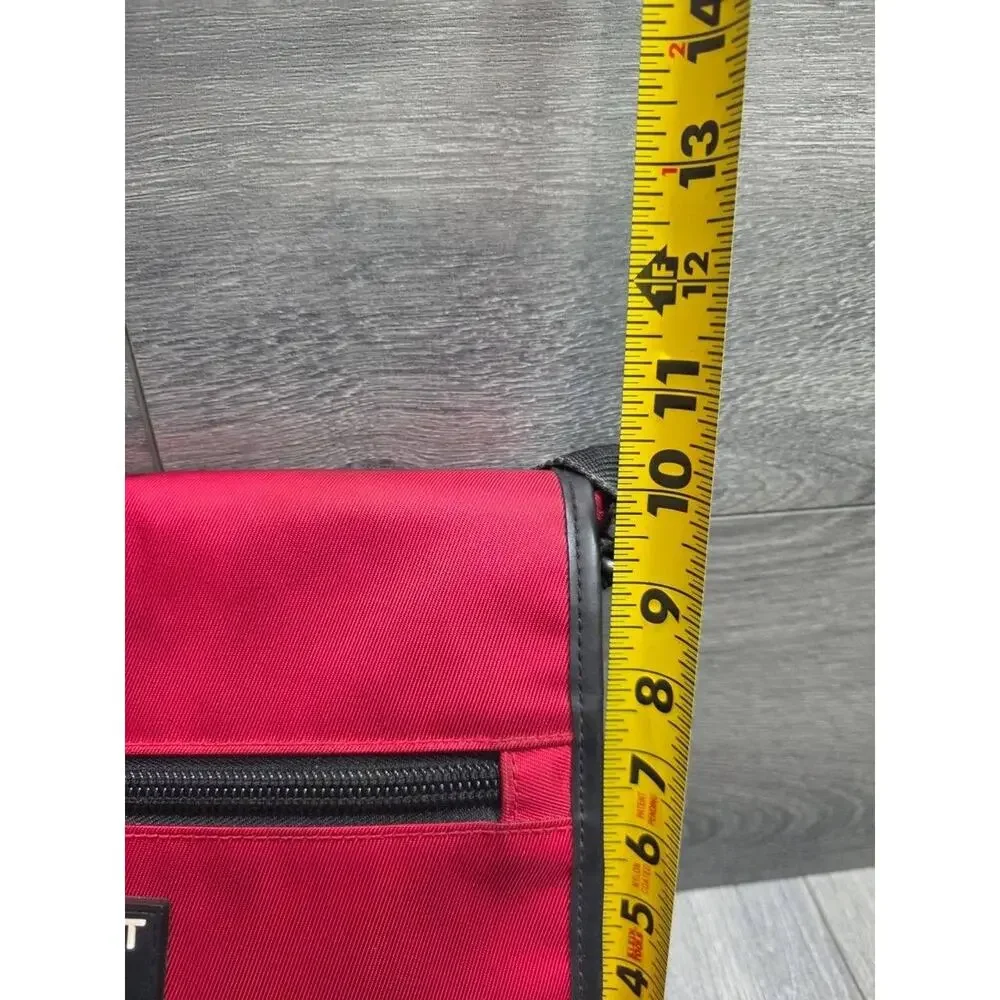 Polo Sport Ralph Lauren Red Black Messenger Bag Adjustable Strap Y2K B000785